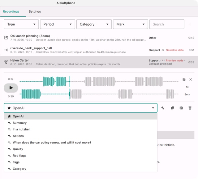 The open drop-down: the OpenAI transcript and the write-ups of the call